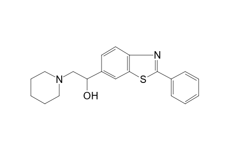 1-(2-Phenyl-1,3-benzothiazol-6-yl)-2-(1-piperidinyl)ethanol