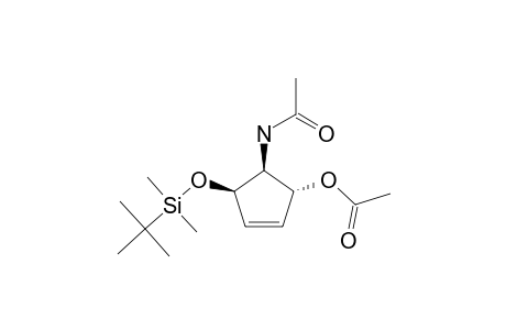 (3S,4R,5S)-5-Acetoxy-4-acylamino-3-tert-butyldimethylsilyloxy-1-cyclopentene
