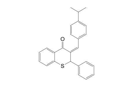 (3E)-3-(4-isopropylbenzylidene)-2-phenyl-thiochroman-4-one