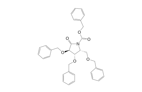 (3S,4R,5S)-1-BENZYLOXYCARBONYL-5-BENZYLOXYMETHYL-3,4-DIBENZYLOXYPYRROLIDIN-2-ONE
