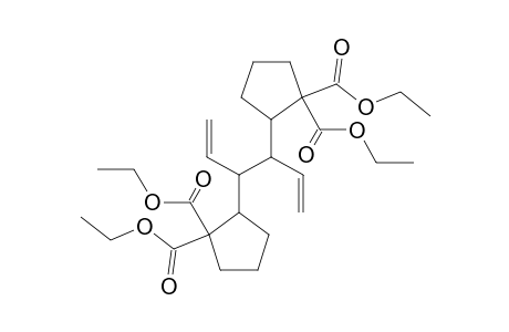 2-[2-(2,2-dicarbethoxycyclopentyl)-1-vinyl-but-3-enyl]cyclopentane-1,1-dicarboxylic acid diethyl ester
