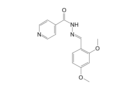 N'-[(E)-(2,4-Dimethoxyphenyl)methylidene]isonicotinohydrazide