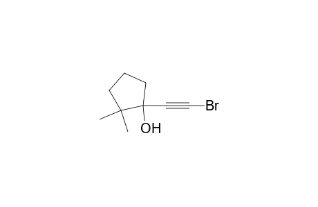 1-(2-bromanylethynyl)-2,2-dimethyl-cyclopentan-1-ol
