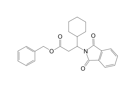 Benzyl 3-cyclohexyl-3-(1',3'-dioxo-1',3'-dihydro-2H-isoindol-2'-yl)-propanoate