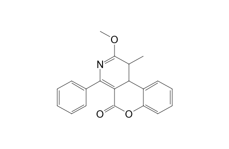 5H-[1]Benzopyrano[3,4-c]pyridin-5-one, 1,10b-dihydro-2-methoxy-1-methyl-4-phenyl-