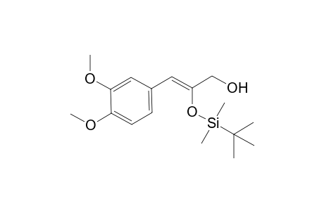 (Z)-3-[3,4-Dimethoxyphenyl]-2-tert-butyldimethylsiloxyprop-2-enol