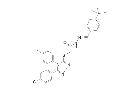 acetic acid, [[5-(4-chlorophenyl)-4-(4-methylphenyl)-4H-1,2,4-triazol-3-yl]thio]-, 2-[(E)-[4-(1,1-dimethylethyl)phenyl]methylidene]hydrazide