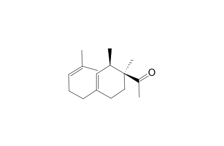 1-[(1S,2R)-1,2-dimethyl-4-(4-methylpent-3-enyl)-1-cyclohex-3-enyl]ethanone