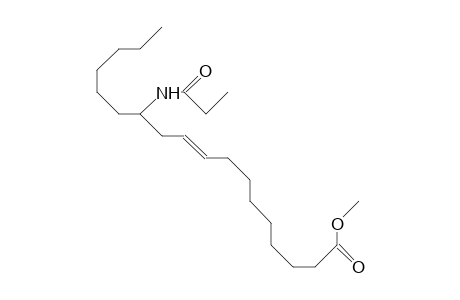12-Propionamido-octadec-9-enoic acid, methyl ester