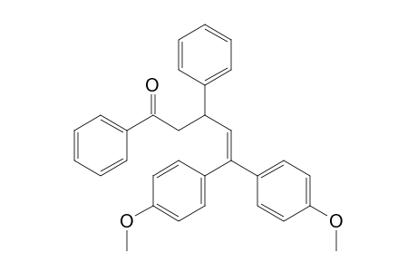 5,5-Bis(4-methoxyphenyl)-1,3-diphenylpent-4-en-1-one
