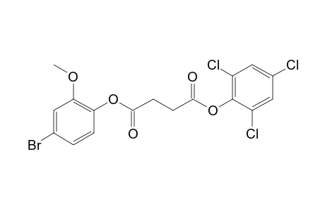 Succinic acid, 2,4,6-trichlorophenyl 4-bromo-2-methoxyphenyl ester