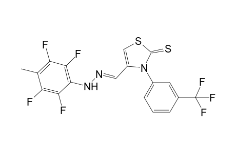 4-[(2,3,5,6-Tetrafluor-4-methylphenyl)-hydrazonomethyl]-3-(3-trifluormethylphenyl)-2,3-dihydrothiazol-2-thione