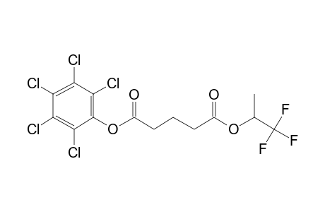 Glutaric acid, 1,1,1-trifluoroprop-2-yl pentachlorophenyl ester