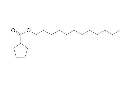 Cyclopentanecarboxylic acid, dodecyl ester