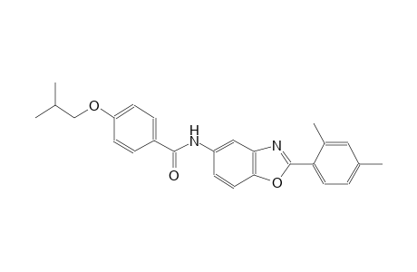 benzamide, N-[2-(2,4-dimethylphenyl)-5-benzoxazolyl]-4-(2-methylpropoxy)-