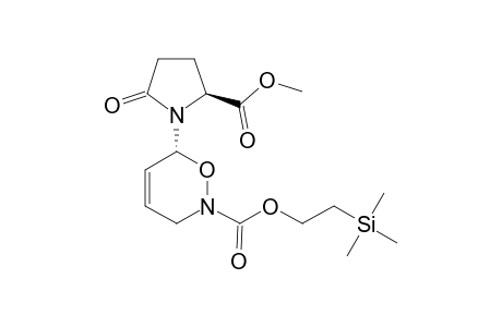 2-(Trimethylsilyl)ethyl (6R)-6-[(5'S)-5'-(Methoxycarbonyl)-2'-oxopyrrolidin-1'-yl]-3,6-dihydro-2H-1,2-oxazine-2-carboxylate