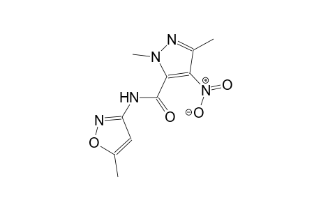 1,3-dimethyl-N-(5-methyl-3-isoxazolyl)-4-nitro-1H-pyrazole-5-carboxamide