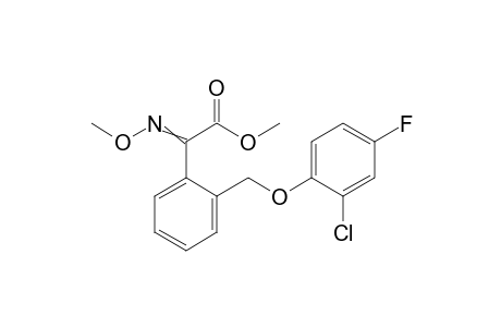 Benzeneacetic acid, 2-[(2-chloro-4-fluorophenoxy)methyl]-alpha-(methoxyimino)-, methyl ester