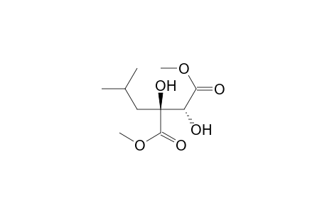 Butanedioic acid, 2,3-dihydroxy-2-(2-methylpropyl)-, dimethyl ester, [S-(R*,S*)]-