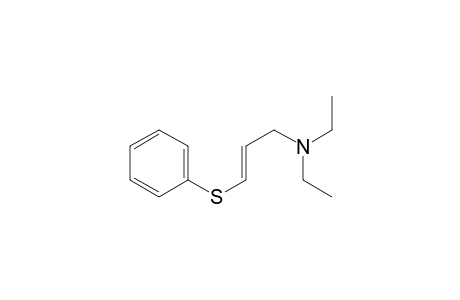 2-Propen-1-amine, N,N-diethyl-3-(phenylthio)-, (E)-