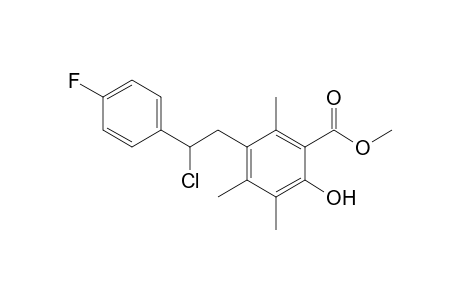 Methyl 5-[2-Chloro-2-(4-fluorophenyl)ethyl]-3,4,6-trimethylsalicylate