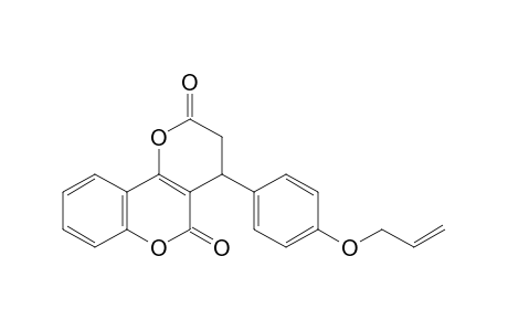 2H,5H-Pyrano[3,2-c][1]benzopyran-2,5-dione, 3,4-dihydro-4-[4-(2-propenyloxy)phenyl]-