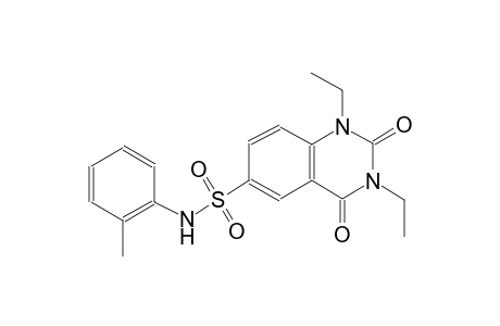 1,3-diethyl-N-(2-methylphenyl)-2,4-dioxo-1,2,3,4-tetrahydro-6-quinazolinesulfonamide