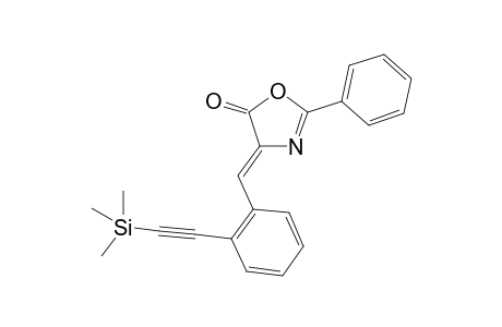 (Z)-2-Phenyl-4-(2-((trimethylsilyl)ethynyl)benzylidene)oxazol-5(4H)-one