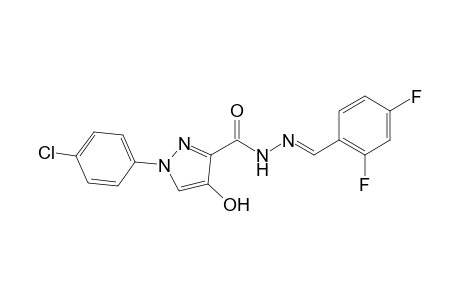 3-(2,4-difluorobenzylidenehydrazinocarbonyl)-1-(4-chlorophenyl)-4-hydroxy-1H-pyrazole