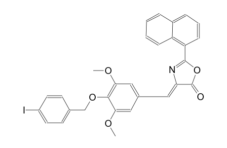 (4Z)-4-{4-[(4-iodobenzyl)oxy]-3,5-dimethoxybenzylidene}-2-(1-naphthyl)-1,3-oxazol-5(4H)-one
