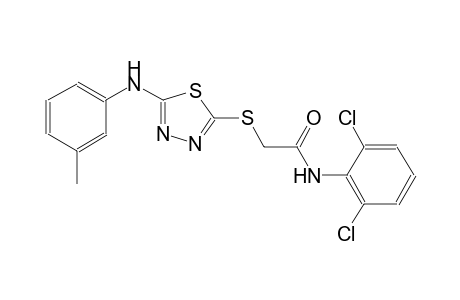 N-(2,6-dichlorophenyl)-2-{[5-(3-toluidino)-1,3,4-thiadiazol-2-yl]sulfanyl}acetamide