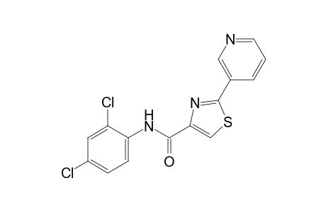2',4'-dichloro-2-(3-pyridyl)-4-thiazolecarboxanilide
