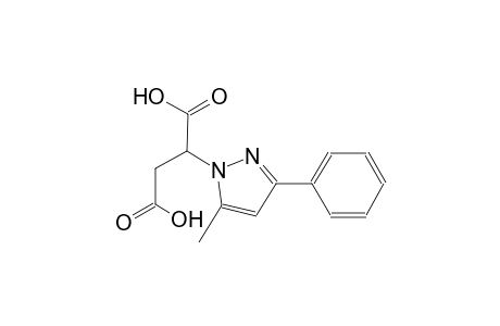 2-(5-methyl-3-phenyl-1H-pyrazol-1-yl)succinic acid