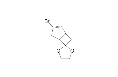 Bicyclo[3.2.0]hept-2-en-6-one, 2- or 3-bromo-, ethylene acetal