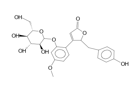 (+)-PUEROL B 2-O-GLUCOPYRANOSIDE