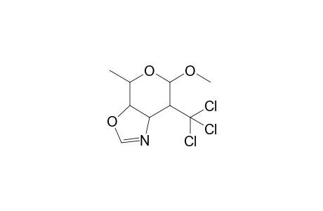 2,3,4,6-tetradeoxy-4',5'-dihydro-2'-trichloromethyl-(methyl .alpha.-DL-lyxo-hexopyranosido)[3,4-d]oxazole