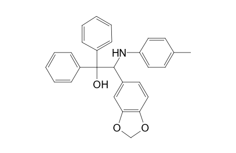 1,1-Diphenyl-2-[(4"-methylpheny)amino]-2-(3',4'-methylenedioxyphenyl)ethanol