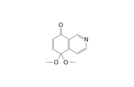 5,5-Dimethoxy-5,5-dihydro-8-isoquinolinone