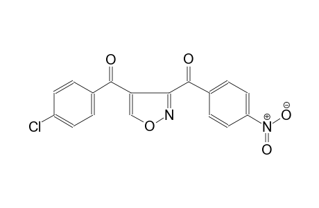 Methanone, (4-chlorophenyl)[4-(4-nitrobenzoyl)-3-isoxazolyl]-