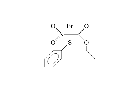 Bromo-nitro-phenylthio-acetic acid, ethyl ester