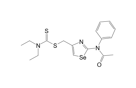 [2-(N-Acetylanilino)-1,3-selenazol-4-ylmethyl]-N,N-diethyldithiocarbamate