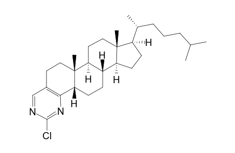 2'-Chloro-5-.beta.-cholest-3-eno[4,3-d]pyrimidine