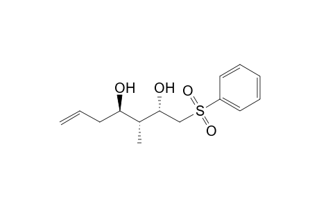 (4R,5R,6S)-5-Methyl-7-phenylsulfonyl-1-heptene-4,6-diol