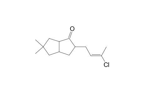 1(2H)-Pentalenone, 2-(3-chloro-2-butenyl)hexahydro-5,5-dimethyl-