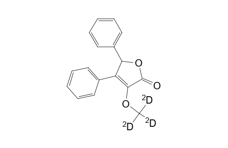 3-Trideuteromethoxy-4,5-diphenyl-2(5H)-furanone