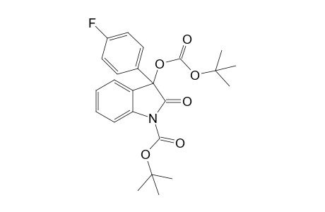 tert-Butyl 3-((tert-butoxycarbonyl)oxy)-3-(4-fluorophenyl)-2-oxoindoline-1-carboxylate