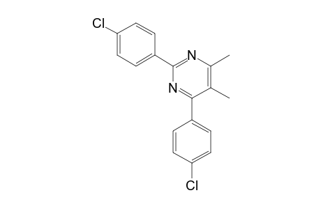 2,4-bis(4-chlorophenyl)-5,6-dimethylpyrimidine