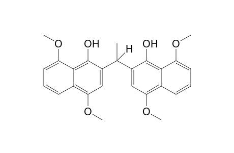 2-[1-(1-hydroxy-4,8-dimethoxy-2-naphthalenyl)ethyl]-4,8-dimethoxy-1-naphthalenol