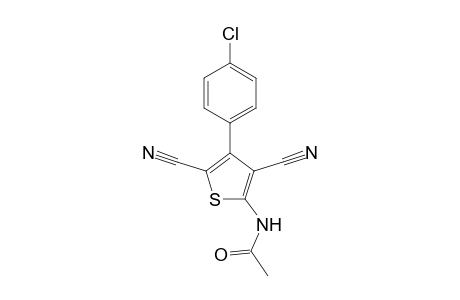 N-(4-(4-Chlorophenyl)-3,5-dicyanothiophen-2-yl)acetamide