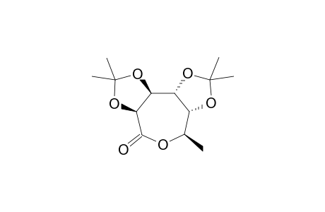 7-Deoxy-[2,3 : 4,5]-bis( O-isopropylidene)-D-glycero-D-mannoheptonic acid - .epsilon-lactone